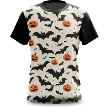 Imagem de Camiseta Camisa Morcegos e Abóboras Halloween - FABRIQUETA, M