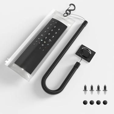 Imagem de HaisWonsa Cabo retrátil para controle remoto de TV - acessório de correia de 3 m, nunca perca seu controle remoto novamente, guarda com cordão de cabo de cama