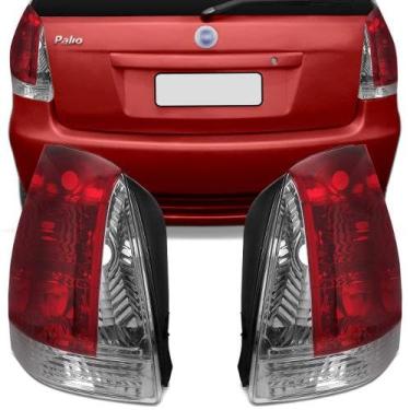 Imagem de Par Lanterna Traseira Palio G3 04 05 06 07 08 09 A 16 Fumê