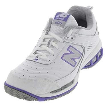 Imagem de New Balance Sapato industrial feminino Fresh Foam antiderrapante 806 V1, Branco, 10.5 X-Wide