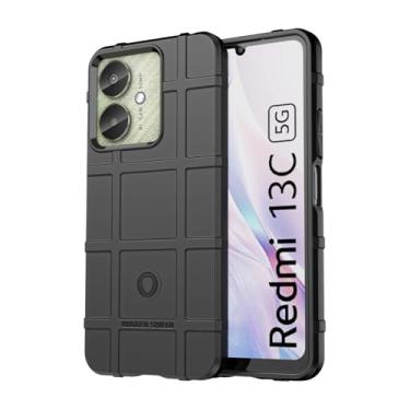 Imagem de Zoeirc Capa para Redmi 13C 4G/5G/Poco C65/Poco M6 5G/para Redmi 13R 5G, capa de TPU resistente à prova de choque de grau militar e capa de proteção de lente de câmera para celular para Xiaomi Redmi
