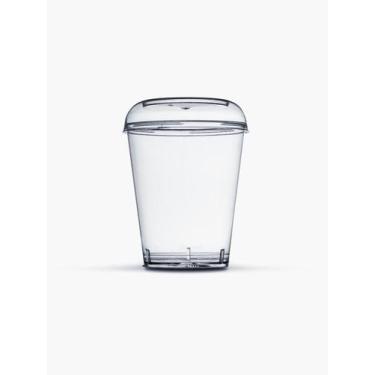 Imagem de Mini Copo Pic 40ml Tampa Doces Brigadeiro Cristal - 10 unid - Plastilâ