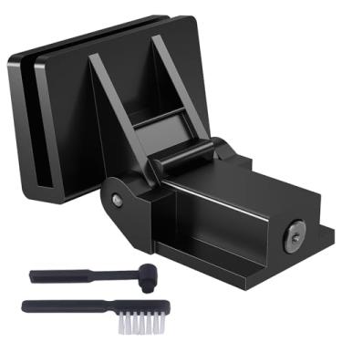 Imagem de AYZAB Dobradiça de proteção contra poeira - Preta - Plástico - TURNTABLE - Hinge - Compatível com TN200, TN300, TN350, TN400, TN420, TN550, TN570, TN-3B, AT-LPW40WN, RT81/RT82 - Auxiliar