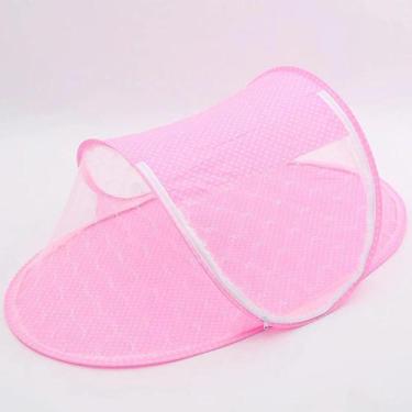 Imagem de Mosquiteiro Universal Infantil Dobrável E Portatil 105 cm - TOP, Rosa 