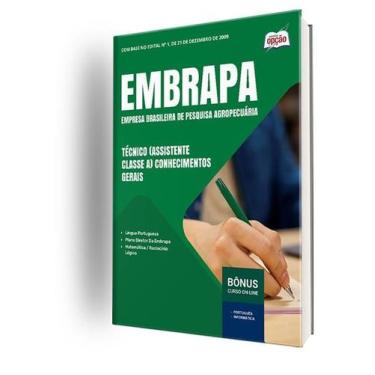 Imagem de Apostila Embrapa 2025 Técnico Assistente Classe A - Apostilas Opção