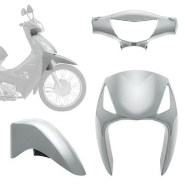 Imagem de Kit Carenagem 3 Peças Pro Tork Moto Honda Biz 125 2006 a 2010 Substitu