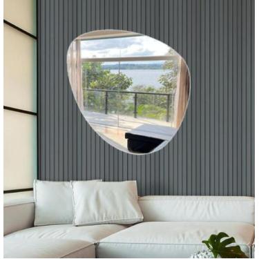 Imagem de Espelho Vertical Para Banheiro 80cm Quarto Decorativo Parede - V.A Dec
