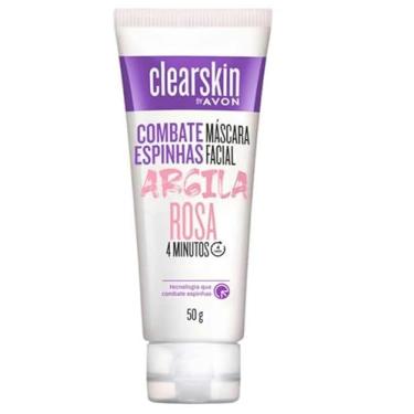 Imagem de Máscara Facial Argila Rosa Combate Espinhas Clear Skin 60-g.