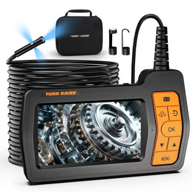 Imagem de Câmera de inspeção de esgoto turn raise 50FT com endoscópio 1080P HD