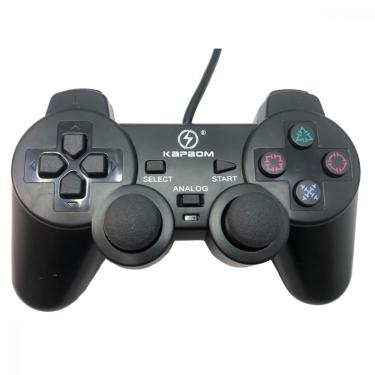 Imagem de Controle PS2 Com Fio Kap-2y - Kapbom
