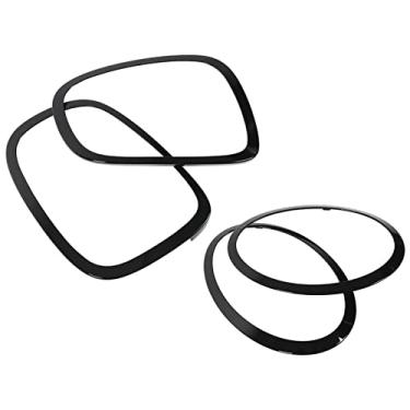 Imagem de Farol Preto Brilhante e Acabamentos de Tampa Luz Traseira para Mini F55 F56 F57 ONE S JCW 2014-2022 Acessórios Externos Automotivos