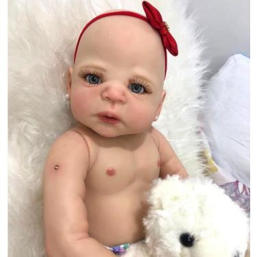 Imagem de Boneca Bebê Reborn Realista Corpo Macio - Mundo Kids