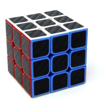 Imagem de Cubo Mágico Profissional 3x3x3  Black Carbon original - Nibus