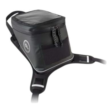 Imagem de Giant Loop Fandango, bolsa de tanque preta à prova d'água para motocicleta, capacidade de 8 litros, serve para qualquer bicicleta de sujeira, bicicleta de neve, aventura, esportes duplos e mais