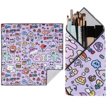 Imagem de Walking Way Envoltório Protetor, Pano Mágico Autoadesivo Para Armazenamento De Câmeras, Antirriscos, À Prova Poeira, Bolsa Lavável Lentes Dslr, Smartphones, Laptops, Cosméticos