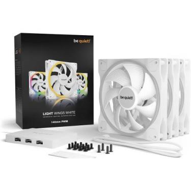 Imagem de Cooler Be Quiet! Light Wings para Gabinete Argb 140 MM BL10, branco
