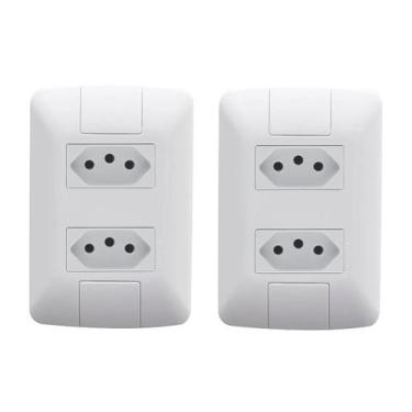 Imagem de Kit com 2 Tomadas Duplas 20A 2p+t 4x2 Aria Tramontina