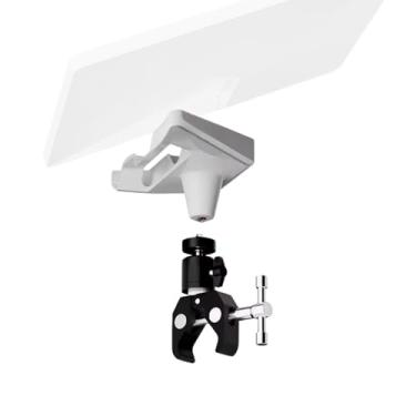 Imagem de Mini suporte OrbitX Starlink – Suporte de poste de escada para trailer, braçadeira ajustável para Starlink Mini, compatível com adaptador de tubo original, suporte de prato Starlink durável