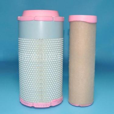 Imagem de JXGZXJMY Kit de filtro de ar 6223618M1 6223619M1 substitui 87344135 87344136 compatível com trator New Holland TS90 TS100 TS110 TS120 TS6000 TS6020 TS6030 TS6040