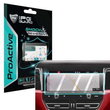 Imagem de IPG Protetor de tela ProActive compatível com Porsche 2024 2025 Macan EV Turbo Electric 27.7 cm Navigation 9H Hardness Screen Protector Nano Ceramic Film Ultra Responsive High Clarity para MacEv10.9