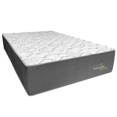 Imagem de Colchão Rubi Cinza Molas Ensacadas Casal PoliConfort 138x188