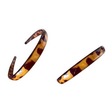 Imagem de Arco Tiara de cabelo Fina Onça Luxo Fashion Moda