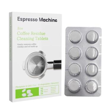 Imagem de Tabletes de Limpeza para Cafeteiras, 8 Pastilhas Para Remoção De Resíduos E Descalcificação, Descalcificante e Manutenção para Moedor de Café em Casa