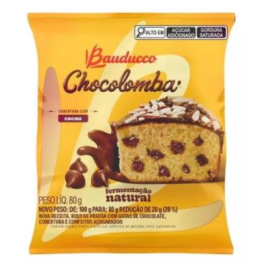 Imagem de Mini Colomba Pascal Bauducco PÁSCOA Gotas Chocolate 80g