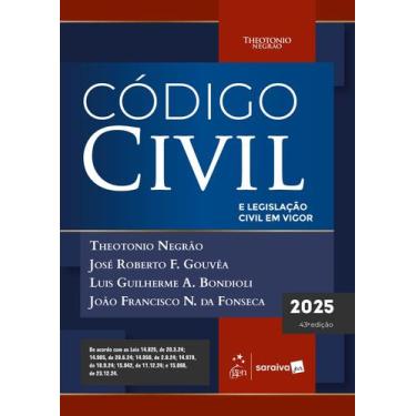 Imagem de Livro - Código Civil e Legislação Civil Em Vigor - 43ª Edição 2025