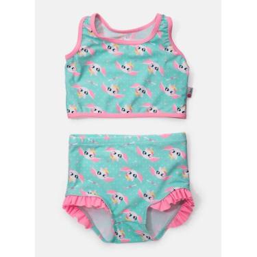 Imagem de Biquini Infantil Unicornio Verde Água 110200314 Puket, Verde agua, BM