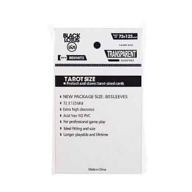 Imagem de 80 PCS/Lot Acid Free Premium Matte Clear Back Tarot Cards Sleeves 73x123mm Oracle Deck Board Game Cards Protector Cover Shield