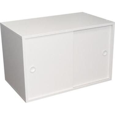 Imagem de Armário Módulo PT com Porta Correr Branco - Evolukit