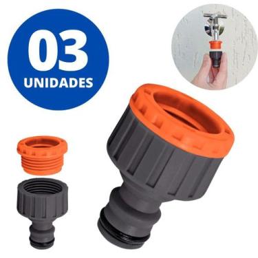 Imagem de Bico Torneira Engate Rápido Conexão Torneira 3/4 + Redução - Tramontin