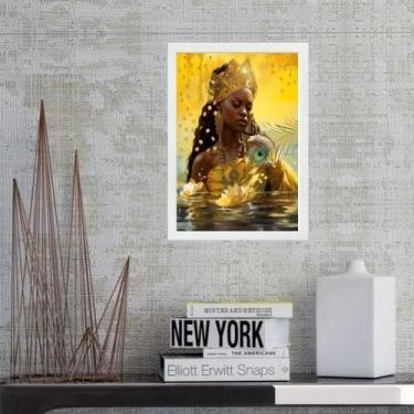 Imagem de Quadro Orixá Oxum - Moedas De Ouro 33X24Cm - Quadros On-Line
