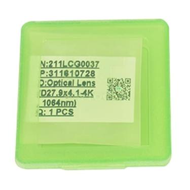 Imagem de Raytools Lente de Proteção Ótica a Laser Original Windows 37x7mm 15KW 27,9 * 4,1 Cabeça de corte a laser de fibra Peças 30x5 30 * 1,5 18 * 2 Lentes protetoras a laser (10 peças(10 peças, 27.9x4.1)