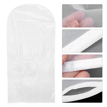 Imagem de aqxreight Roupas Penduradas Cubra o Protetor para Armazenamento de Guarda -roupa - Bolsa de Vestuário Semi transparente de Peva Definida Em Vários Tamanhos (60 * 80cm (pequeno))