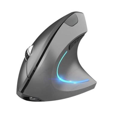 Imagem de Mouse Vertical Sem Fio Bluetooth 5.1 2400 DPI Silencioso Recarregável 