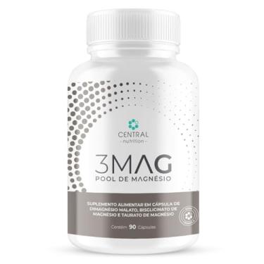 Imagem de Central Nutrition, 3MAG - POOL de Magnesio Dimalato Central Nutrition Pote com 90 cápsulas