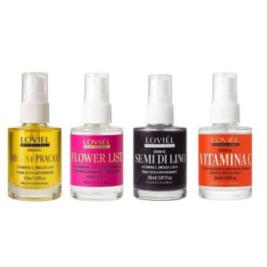 Imagem de Óleo Reparador Pontas Loviel Sérum Capilar Vitamina C Ácido Hialurônic