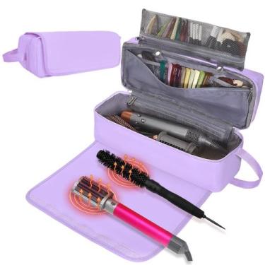 Imagem de Bolsa de viagem Hair Tools FAMOPLAY com tapete resistente ao calor