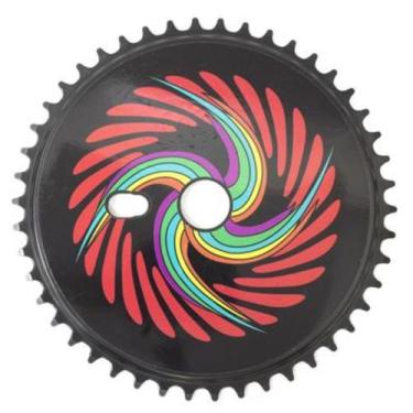 Imagem de Roda Dentada Bicicleta Aço 46D Logan Bike Speed S/Furo Preto