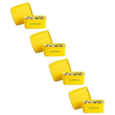 Imagem de Kit 4 Potes Herméticos Tupperware Jeitosinho Mix Arroz 400ml