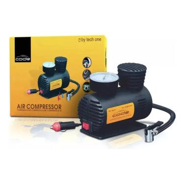 Imagem de Mini Compressor De Ar Portatil Code Carro Bicicleta Moto Cor
