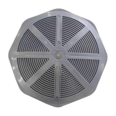 Imagem de Dispositivo Piscina Dreno Fundo Grande Alta Vazão Abs Cinza