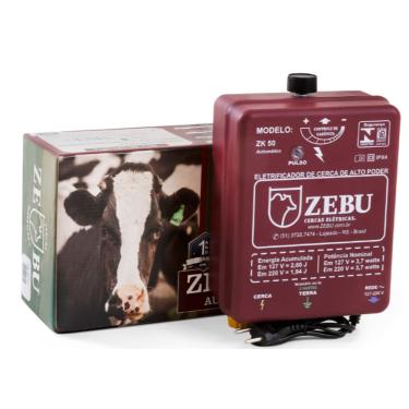 Imagem de ELETRIFICADOR DE CERCA ELÉTRICA ZEBU  ZK50 127V/220V Automático 50 KM