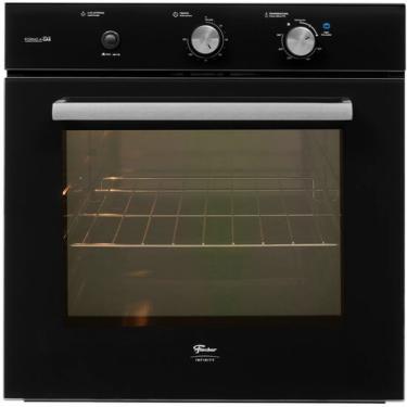 Imagem de Forno a Gás de Embutir 78 Litros Fischer Infinity com Grill Preto 36450 - Inox