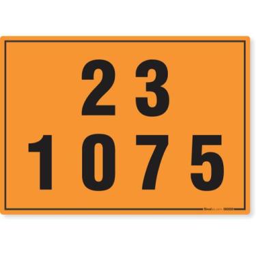 Imagem de Kit Com 20 Placa Numerologia 30 X 40cm (escolher Numeracao) - plastcor