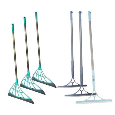 Imagem de Kit 6 Mop Rodo Mágico Silicone Ergonômico Multiuso Extensor Fácil Limp