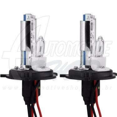 Imagem de Lampada Reposição Xenon H4-2 Mono Halogena 8000k Bco Azul Un