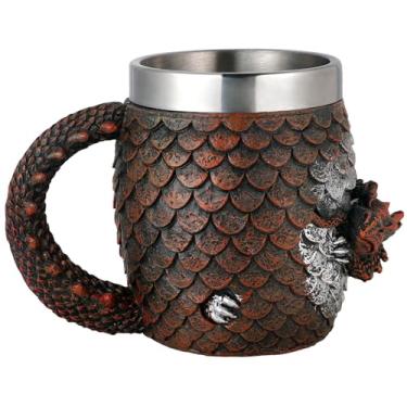 Imagem de Caneca de café dragão medieval